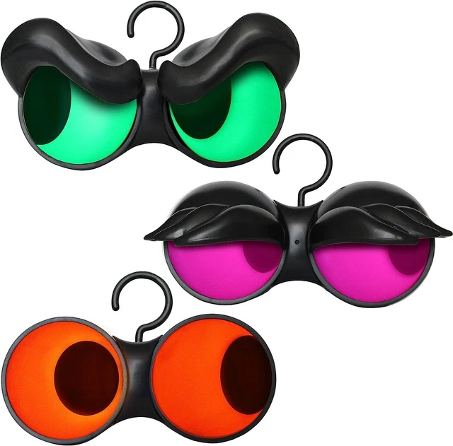 JOIEDOMI HALLOWEEN FLASHING Peeping Eyes Lights Animated (3 Pack); Dark