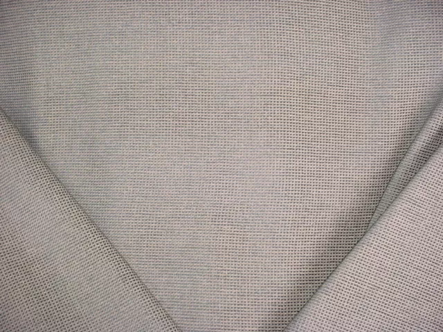 17-1/8Y Valdese Aegean Blue Linen Grey Chenille Plainweave Upholstery Fabric