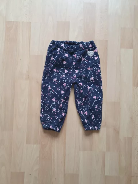 Steiff Mädchen Pyjama Schlafanzug Hose Gr. 80 (9-12M)