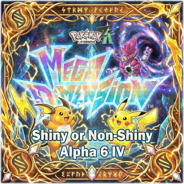 Shiny Link Code Za POKEMON LEGENDS ZA Competitive Max IVs EVS Shiny Alpha Full Custom ...