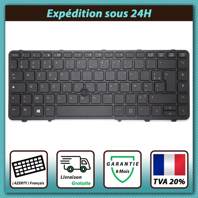 Capot écran HP ProBook 650 G1 / 655 G1 - Noir - Réf 738691-001 - Occasion
