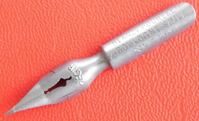 PLUME PEN NIB Pennini Feder Shreibenfeder Blanzy Poure N 1244 EUR 5 00 plume-pen-nib-pennini-feder-shreibenfeder-blanzy-poure-n-1244-eur-5-00