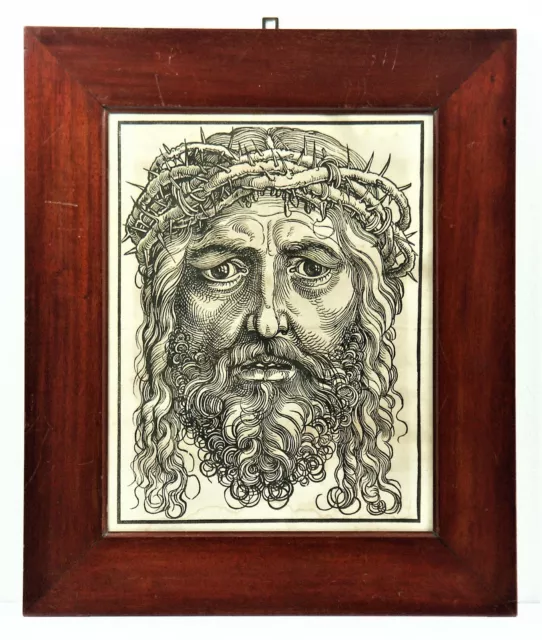 Albrecht Dürer Das Schweisstuch der Veronika Originalpapier Jesus Christus (88)