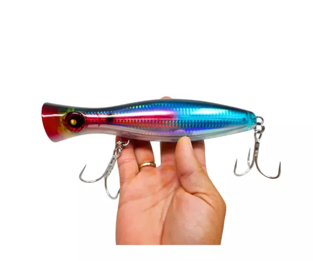 Topwater Popper 120/160/200 Big Game Saltwater Surface Popper Fishing Lure  Tuna