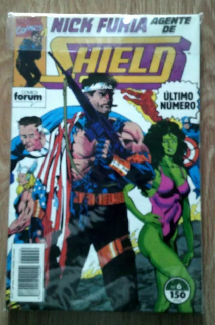 Nick Furia Agente de Shield.Coleccion Completa de 6 Comics.Marvel.Forum 2