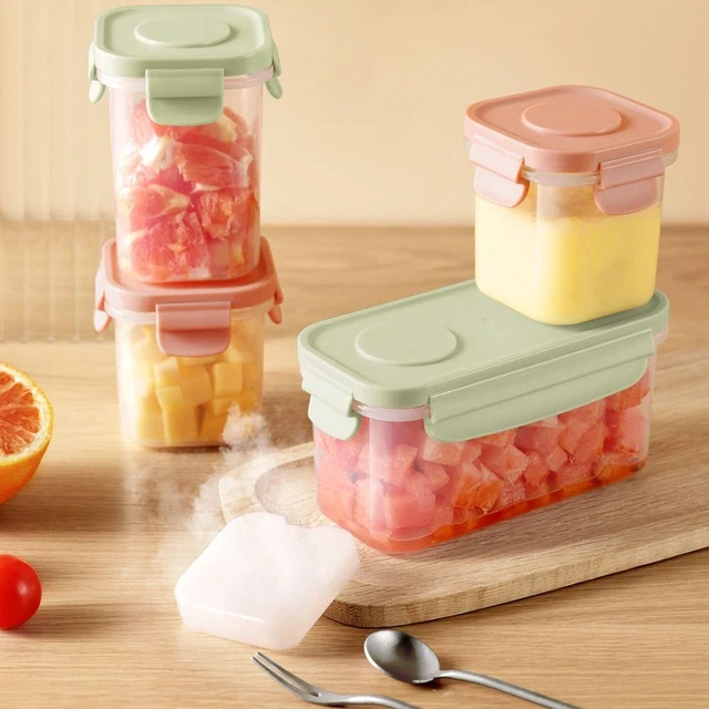 bébés Avec boîte de glace Pots de nourriture pour bébé Contenants alimentaires