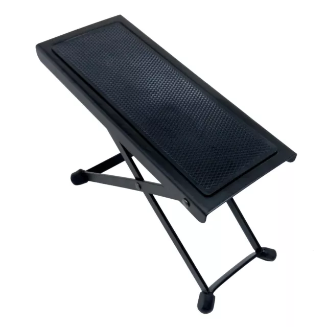 Guitar Foot Stand / Support - Guitarist Adjustable Foot Rest - Non Slip Rubber