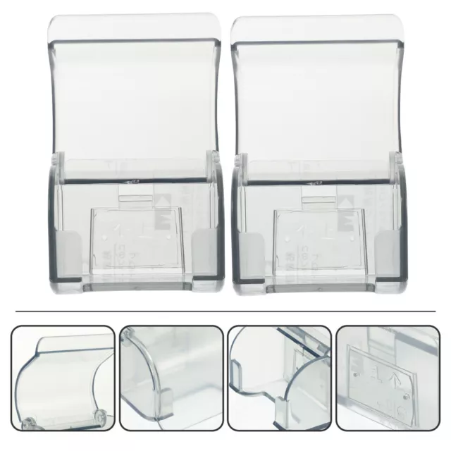 2 pz scatola portaoggetti per rasoio organizzatore rasoio appendiabiti