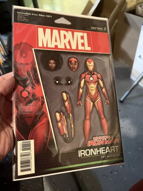 Invincible Iron Man 1 Action Figure Variant 1st Appear. Ironheart Riri Williams