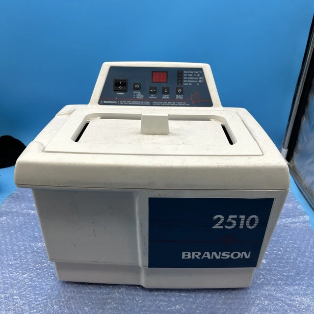 Branson 2510 Ultrasonic Cleaner model Bransonic 2510R-DTH Ultrasonic Cleaner