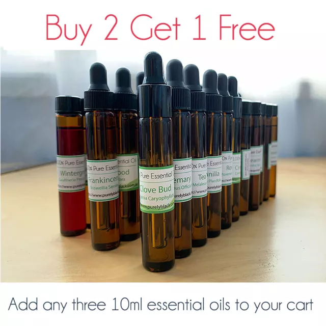 100% Pure Natural Aromatherapy Essential Oils Diffuser Oil Skincare Massage 10ml