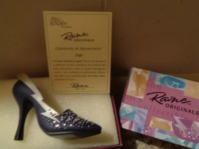 Just The Right Shoe - "Signed" By Raine Willitts - Zap! - #25072 - With Coa!