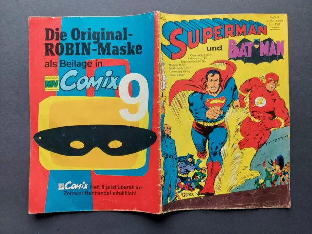EHAPA COMIC / SUPERMAN und BATMAN Heft 9 von 1969 / Z2
