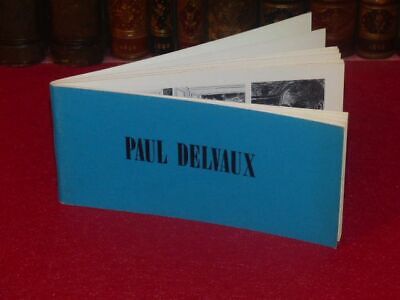 [ART XXe] PAUL DELVAUX Rare CATALOGUE EXPOSITION ESTAMPES ORIGINALES 1977 GENEVE
