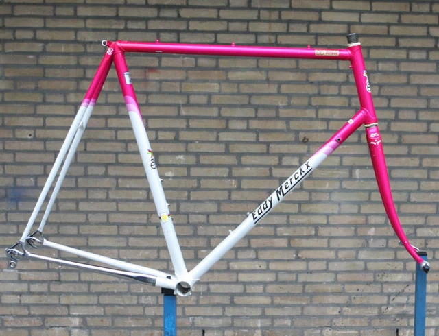 VINTAGE BELGIAN EDDY Merckx Strada Columbus Cromor steel frame