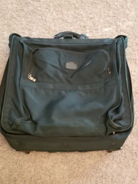 TUMI Deluxe Two Wheeled Garment Bag Alpha Green VTG
