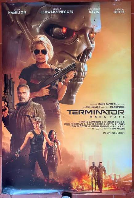 Locandina Americana Terminator Dark Fate Linda Hamilton Arnold Schwarzenegger