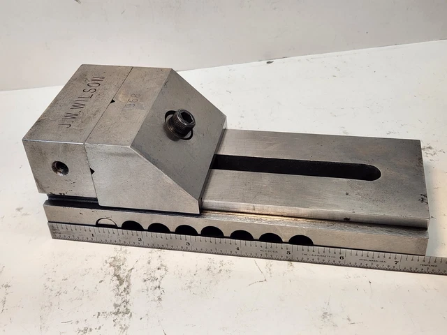 Vintage Tool Maker Precision Grinding Vise - 3" wide Jaw x 4 1/2" Opening