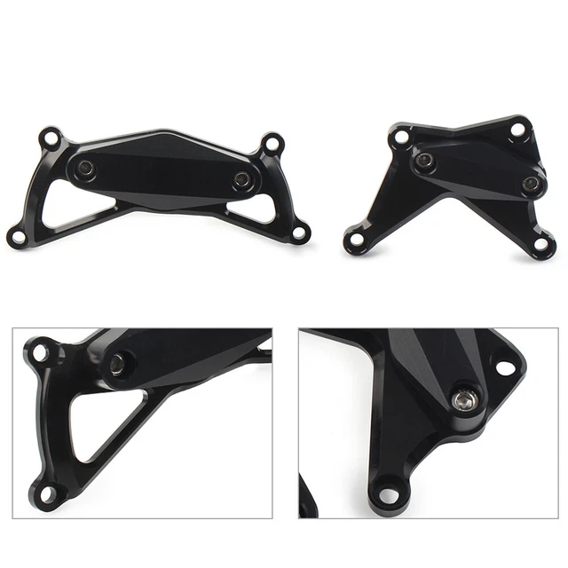 CNC Frame Slider Crash Motor Protector per SUZUKI GSX-S1000 GSX-S1000GT nero