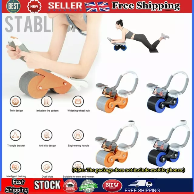 Automatic Rebound Aabdominal Wheel, 2023 New Roller Home Abdominal Exerciser UK