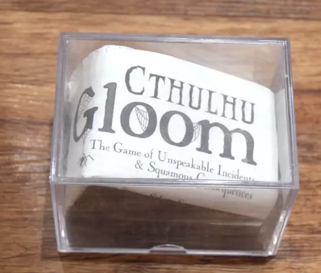 Cthulhu Gloom Card Game - 100% Complete - Vintage Retro Rare game UK SELLER
