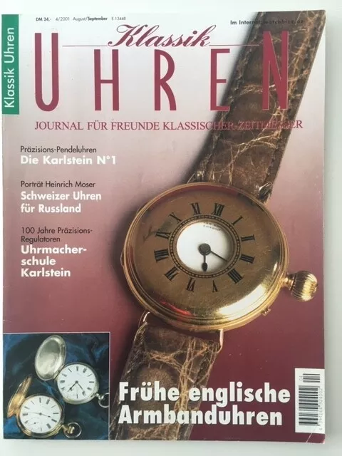 German watch magazin / Magazine allemand de montres KLASSIK UHREN 2001/4