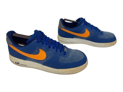 NIKE AIR FORCE 1 BASSO STORM denim blu 