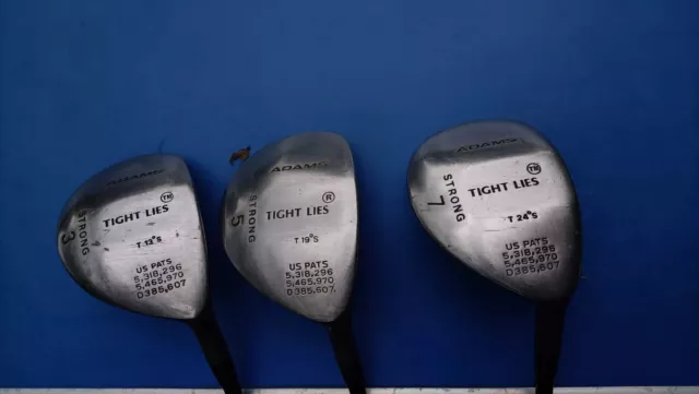 Adams tight Lies 3-5-7 Graphite Shaft Woods