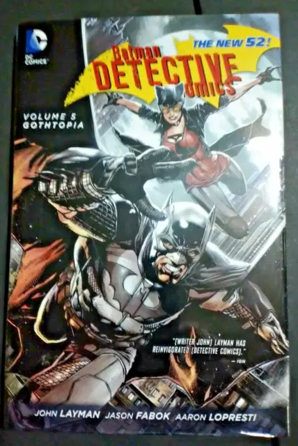 BATMAN DETECTIVE COMICS vol 5 GOTHTOPIA; DC Comics 176 pg HC novela gráfica; $25