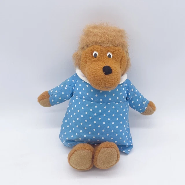 Fisher-Price Berenstein Bears Mama Bear Stuffed Plush Toy #779 1982 FLAWs
