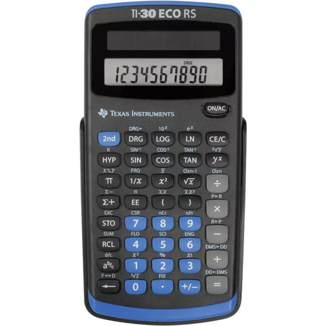 Texas Instruments TI-30 ECO RS Schulrechner Schwarz Display (Stellen): 10