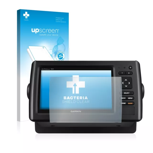 upscreen Protection Ecran pour Garmin ECHOMAP Chirp 72sv Antibactérien Film