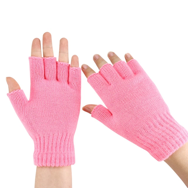 Women Men Electric Heating Gloves USB Thermal Gloves for Sports Skiing (Pink)