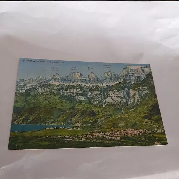 Wallenstadt St. Gallen Schweiz AK Stempelbeleg Militärpost stampsdealer