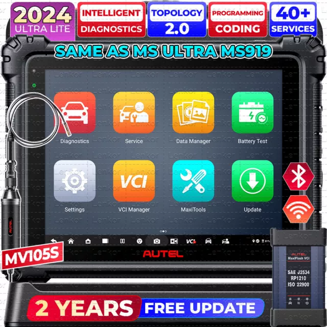 2024 Autel MaxiSys ULTRA Lite MS919 Diagnostic Scanner Advanced VCI Programming