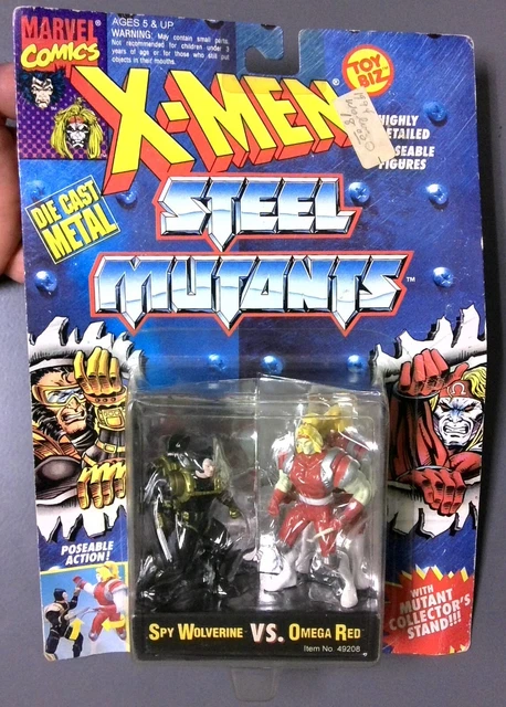 Marvel Comics X-Men Steel Mutants SPY WOLVERINE vs. OMEGA RED  - Toy Biz 1994