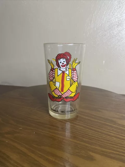 Vintage 1980’s Ronald McDonald's Collector Series Glass #4
