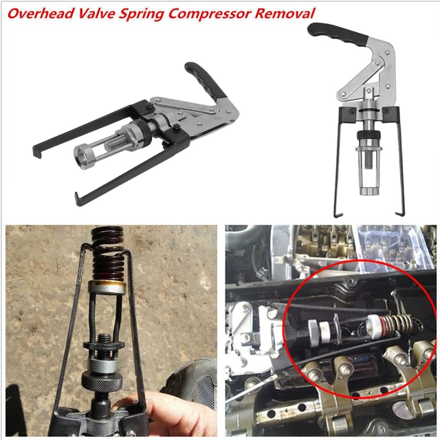 ❦12in Overhead Valve Spring Compressor Stem Engine Seal Keeper Tool For OHV OHC