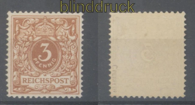 dt. Reich Mi #  45 c postfrisch geprüft Petry BPP (45968)