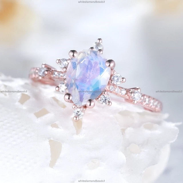ANELLO ARGENTO LEGGE Con Pietra Smeraldo E Topazio, Per Nozze, Ballo