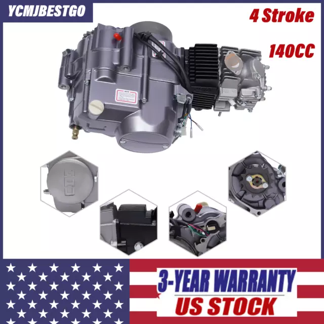 4 Stroke 140CC Racing Engine Single-Cylinder Motor For Pit Dirt Bike Honda CRF50