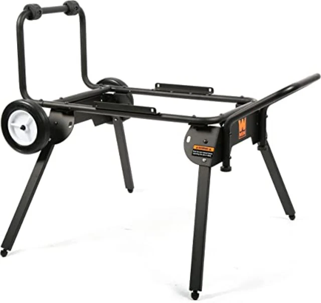 Rolling Mobile Table Saw Stand for 10" Industrial Benchtop Jobsite Table Saws