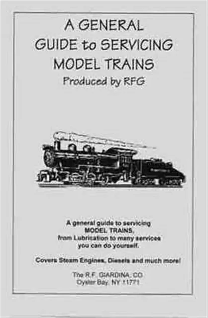 MODEL TRAINS SERVICING GUIDE Booklet O Gauge Scale RFG102A Parts