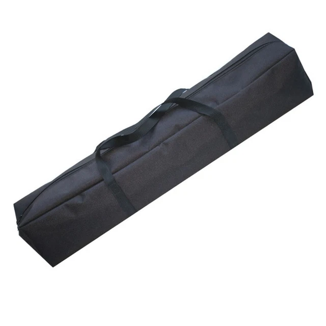Sac De Rangement Tente Camping Étanche 90x30x30 Cm - Noir - Poignées & Bandoulière