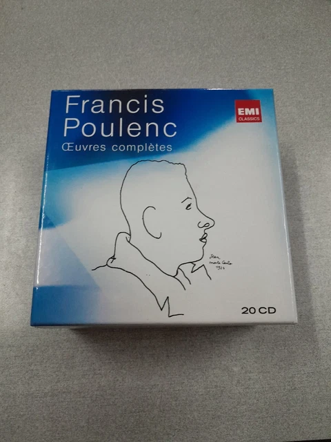 Francis Poulenc Œuvres complètes 20 CD POULENC: COMPLETE WORKS - 50TH ANNIVERSARY (20 CDS