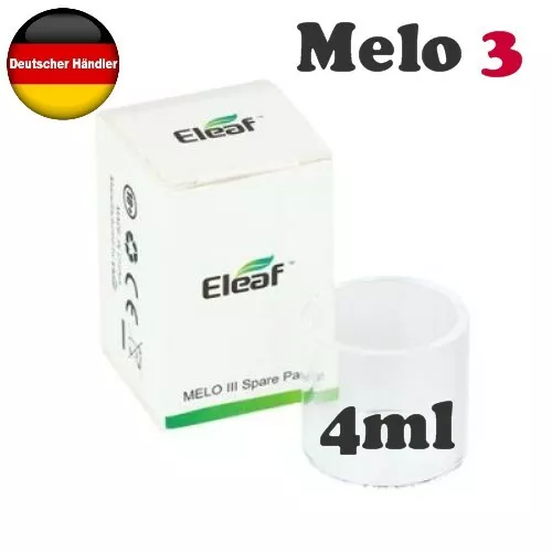 Eleaf Melo 3 Ersatzglas 4ml Glas Tube Pyrex Ersatzteil Tank Melo3