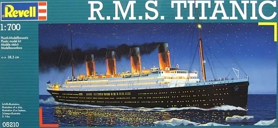 Revell 1:700 Kit Da Montare R.m.s. Titanic Nave Da Crociera   Art  05210