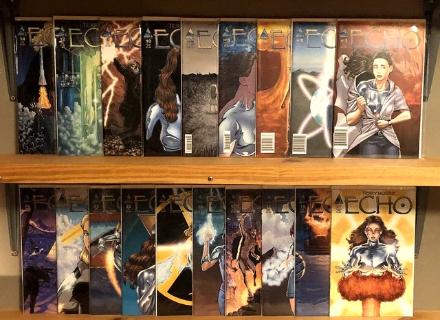 TERRY MOORE'S ECHO Huge Lot of 19 (Abstract 2008) BEAUTIES!