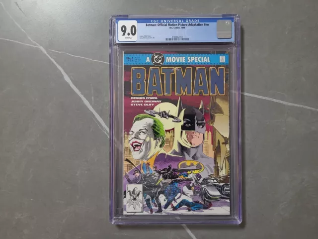 Batman:Official Motion Picture Adaption #nn Comic 1989 CGC 9.0