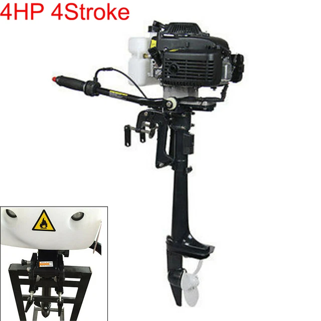 4HP 4Stroke Outboard Motor Fishing Boat Engine w/Air Cooling system CDI 52cc 1X